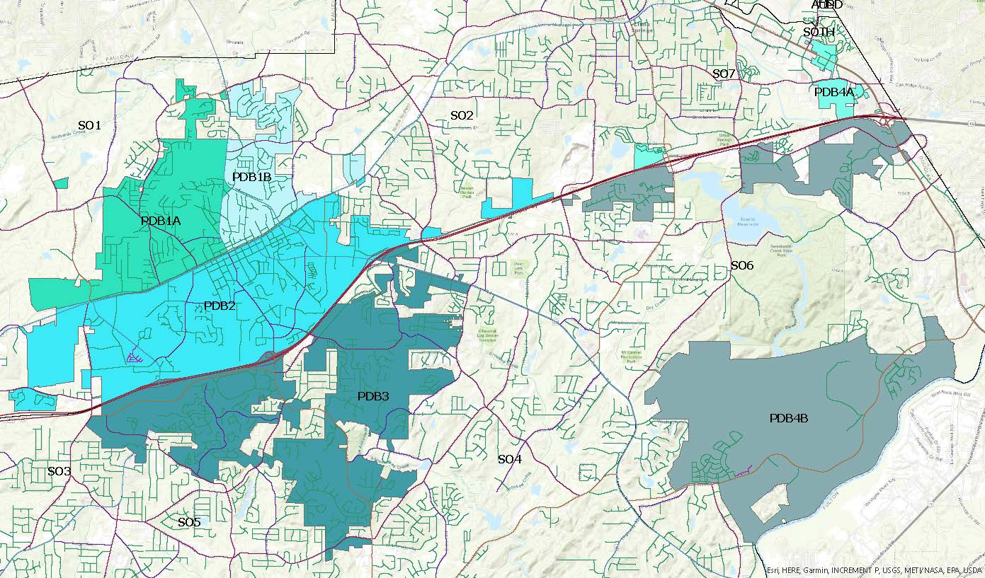 Police Patrol Zone Map 11-09
